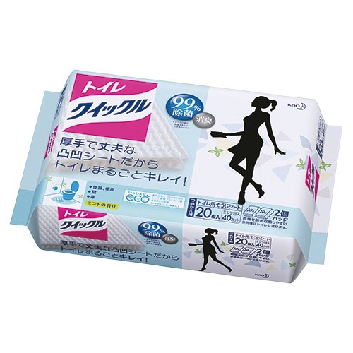 花王 トイレクイックル つめかえ用ジャンボパック 1セット(240枚:20枚×12パック)