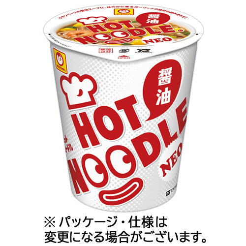 東洋水産　マルちゃん　ホットヌードル　ＮＥＯ　醤油　６９ｇ　１セット（２４食：１２食×２ケース）
