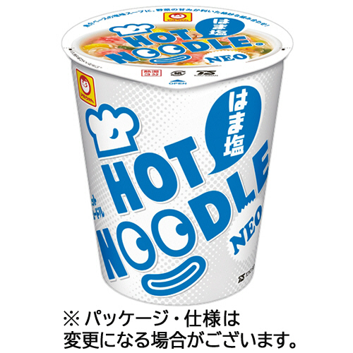 東洋水産　マルちゃん　ホットヌードル　ＮＥＯ　はま塩　７０ｇ　１セット（２４食：１２食×２ケース）