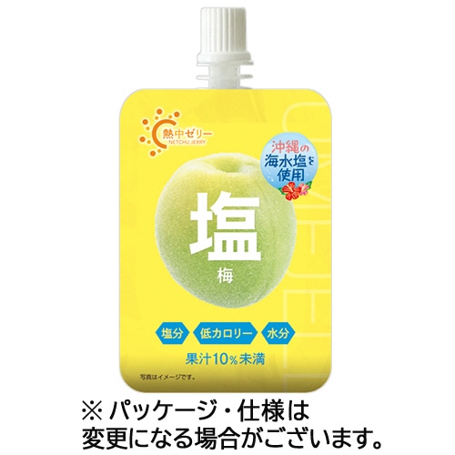 セイウ　熱中ゼリー　塩梅味　１８０ｇ　パウチ　１ケース（６パック）
