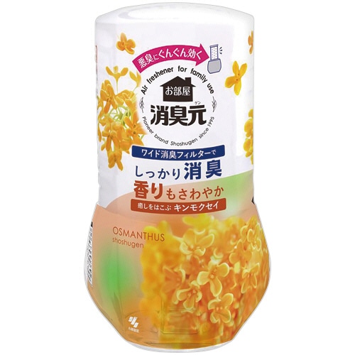 小林製薬　お部屋の消臭元　癒しをはこぶキンモクセイ　４００ｍＬ　１セット（３個）