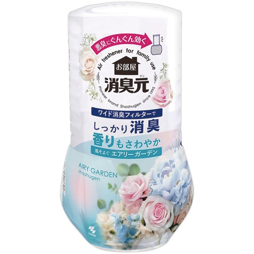 小林製薬　お部屋の消臭元　風そよぐエアリーガーデン　４００ｍＬ　１セット（３個）