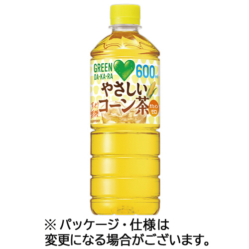サントリー　ＧＲＥＥＮ　ＤＡ・ＫＡ・ＲＡ　やさしいコーン茶　６００ｍＬ　ペットボトル　１ケース（２４本）