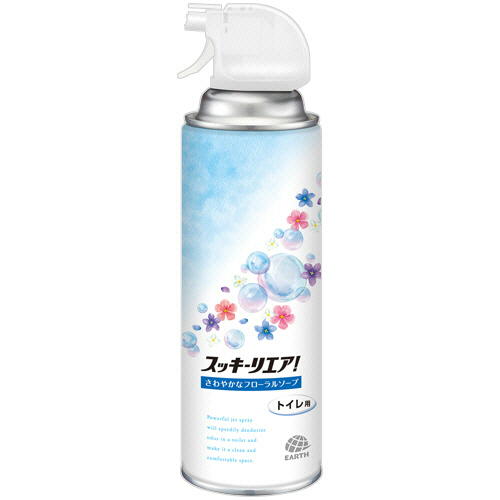 アース製薬　スッキーリエア！　トイレ用　さわやかなフローラルソープの香り　３５０ｍＬ　１セット（３本）