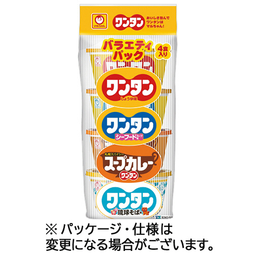 東洋水産　マルちゃん　ワンタン　バラエティパック　１セット（２４食：４食×６パック）