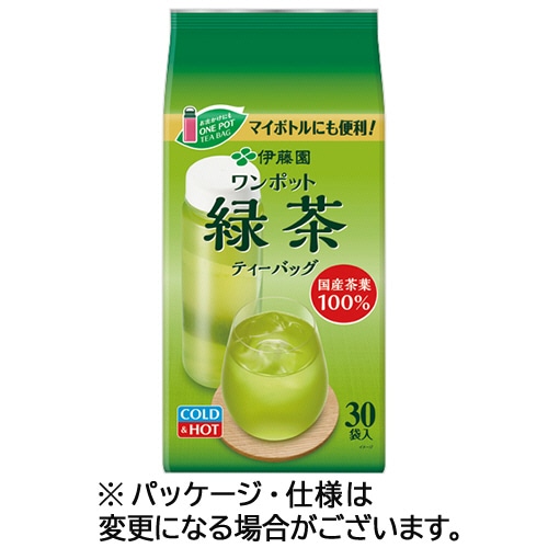 伊藤園　ワンポット　緑茶　ティーバッグ　１セット（９０バッグ：３０バッグ×３袋）