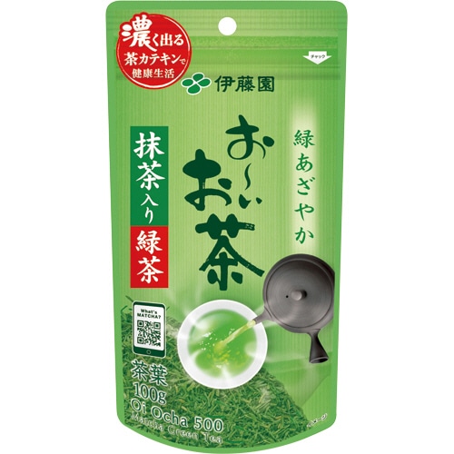 伊藤園 おーいお茶 抹茶入り緑茶 100g/袋 1セット(3袋)