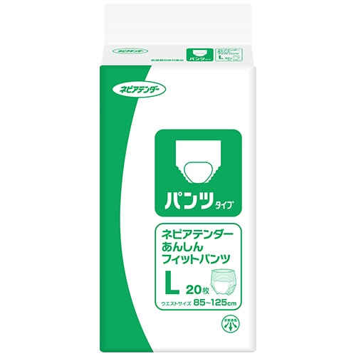 王子ネピア ネピアテンダー あんしんフィットパンツ L 1セット(80枚:20枚×4パック)