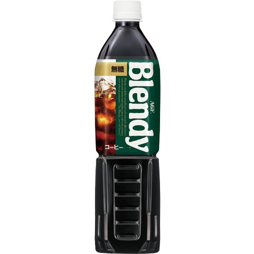 味の素AGF ブレンディ ボトルコーヒー 無糖 900ml ペットボトル 1ケース(12本)