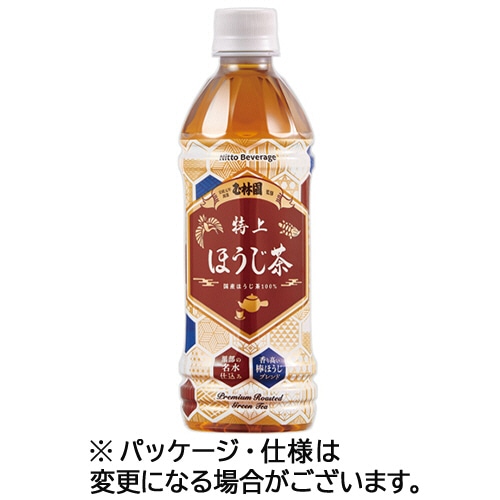 ニットービバレッジ 玉林園監修 特上ほうじ茶 500ml ペットボトル 1ケース(24本)