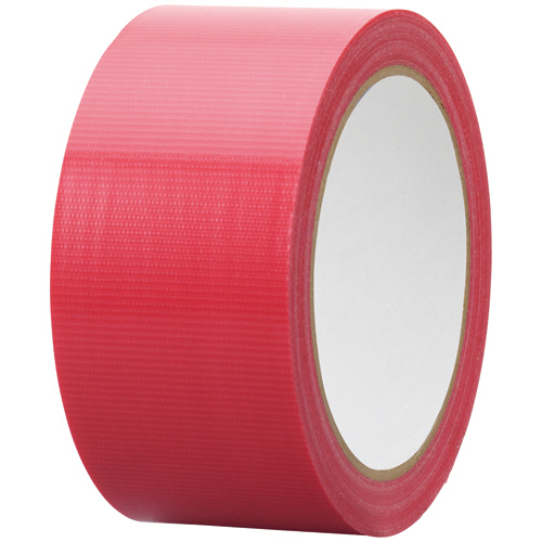 ＴＡＮＯＳＥＥ　カラー養生テープ　５０ｍｍ×２５ｍ　厚み約０．１０５ｍｍ　赤　１セット（１５０巻）