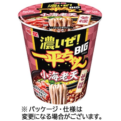 明星食品 濃いぜ!一平ちゃんBIG 小海老天そば 91g 1ケース(12食)