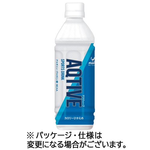 富永貿易 神戸居留地 アクティーブ 500ml ペットボトル 1ケース(24本)