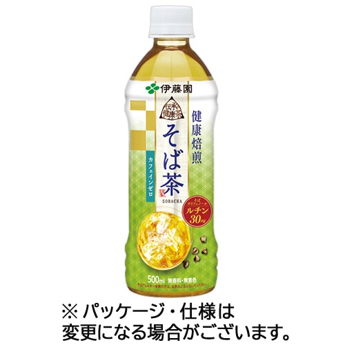 伊藤園 伝承の健康茶 健康焙煎 そば茶 500mL ペットボトル 1ケース(24本)