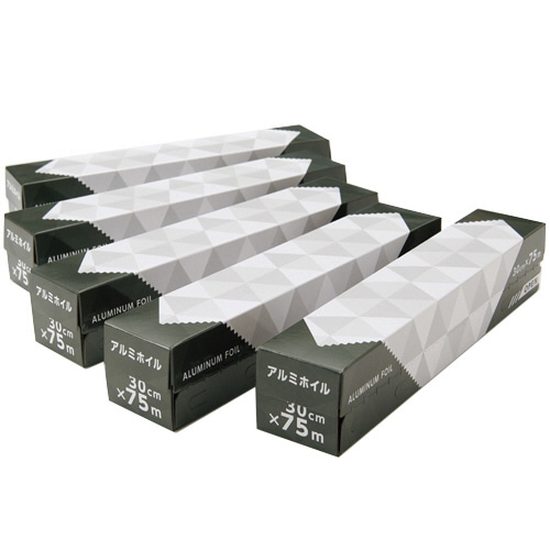 TANOSEE 業務用アルミホイル 30cm×75m 1セット(5本)