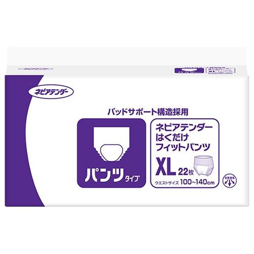 王子ネピア ネピアテンダー はくだけフィットパンツ XL 1セット(88枚:22枚×4パック)