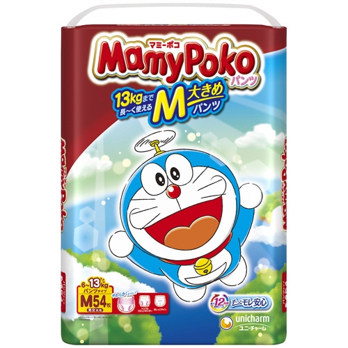 ユニ・チャーム マミーポコパンツ ドラえもん M 1セット(162枚:54枚×3パック)