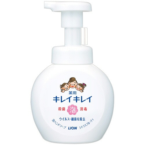 ライオン キレイキレイ 薬用 泡ハンドソープ シトラスフルーティの香り 本体 250ml 1セット(20個)