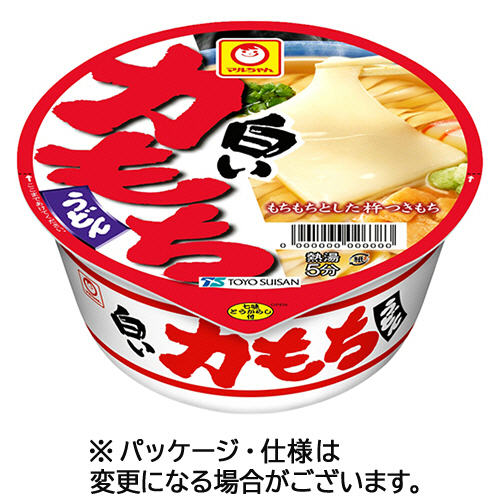 東洋水産　マルちゃん　白い力もちうどん　１０９ｇ　１セット（２４食：１２食×２ケース）