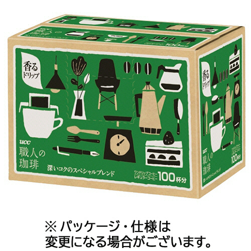 ＵＣＣ　職人の珈琲　ドリップコーヒー　深いコクのスペシャルブレンド　１セット（３００袋：１００袋×３箱）