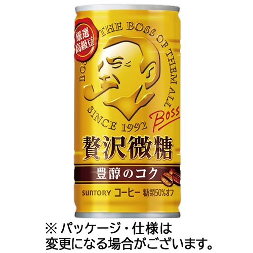 サントリー ボス 贅沢微糖 185g 缶 1ケース(30本)