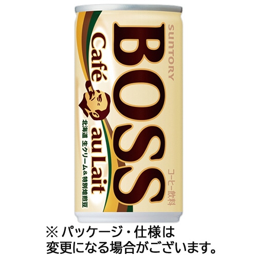 サントリー ボス カフェオレ 185g 缶 1ケース(30本)