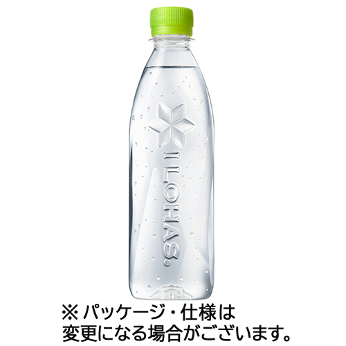 コカ・コーラ　い・ろ・は・す　天然水　ラベルレス　４００ｍＬ　ペットボトル　１セット（４８本：２４本×２ケース）