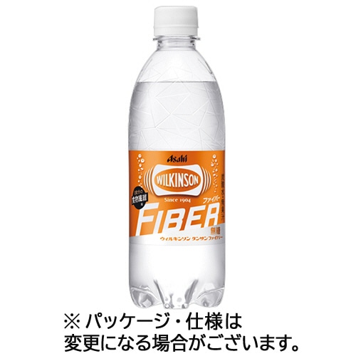 アサヒ飲料 ウィルキンソン タンサン ファイバー 490ml ペットボトル 1セット(48本:24本×2ケース)