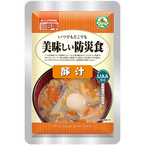 アルファフーズ　ＵＡＡ食品　美味しい防災食　豚汁　１セット（５０食）