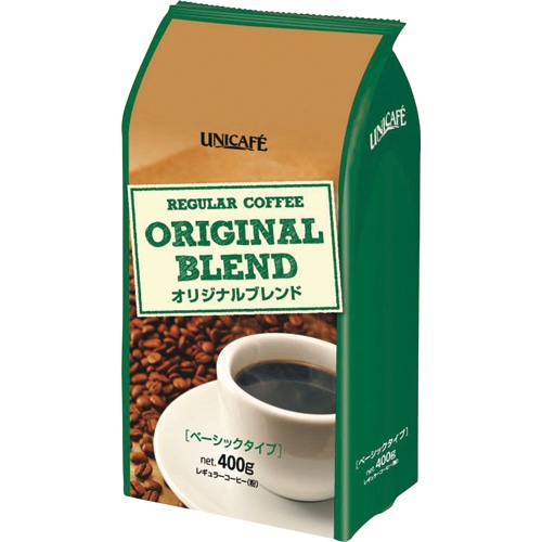 ユニカフェ オリジナルブレンド レギュラー 400g(粉)/袋 1セット(3袋)