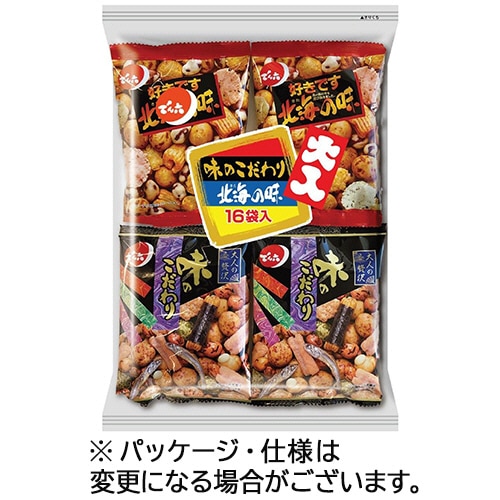 でん六 大入 16袋ペアパック 1セット(48袋:各8袋×3パック)