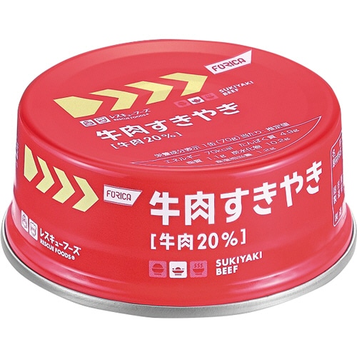 ホリカフーズ レスキューフーズ 牛肉すきやき 1セット(24缶)