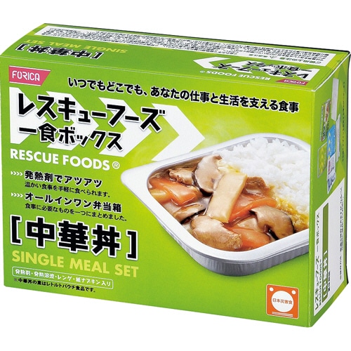ホリカフーズ レスキューフーズ 一食ボックス 中華丼 3年保存 1セット(12食)