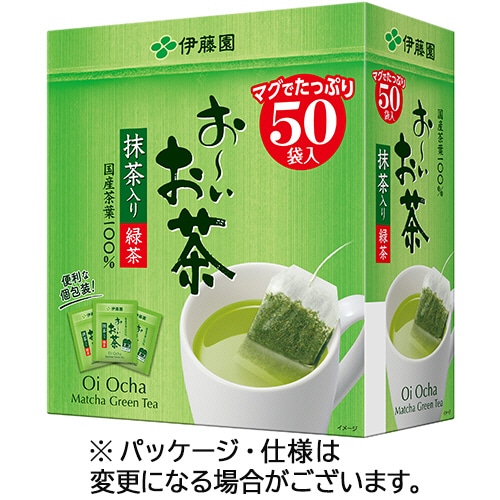 伊藤園 おーいお茶 抹茶入り緑茶 エコティーバッグ 1セット(150バッグ:50バッグ×3箱)