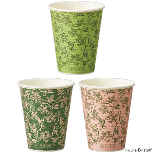 TANOSEE エンボスカップ FIG 260mL(9オンス) 1セット(1000個:40個×25パック)