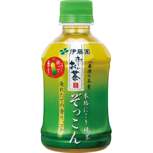 伊藤園 おーいお茶 ぞっこん 280ml ペットボトル 1ケース(24本)