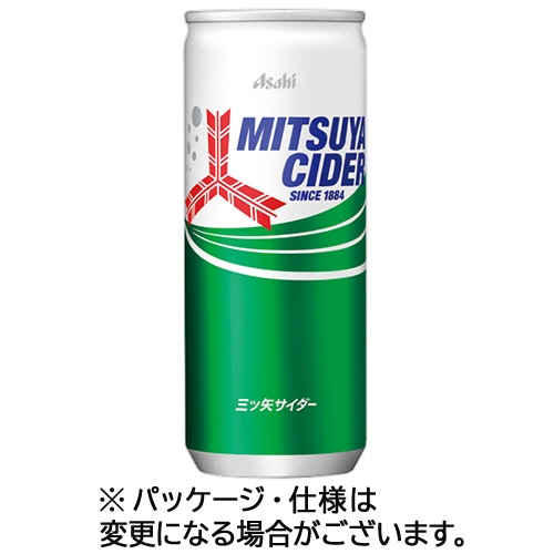 アサヒ飲料 三ツ矢サイダー 250mL 缶 1ケース(30本)