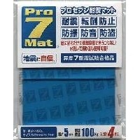 プロセブン耐震マット ブルータイプ 耐震荷重100kg 4枚入