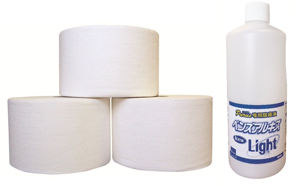 除菌液セット 厚手24巻+ベンズNewLight1本