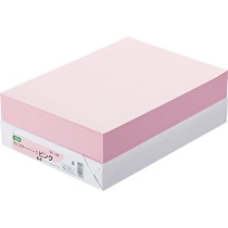 ＴＡＮＯＳＥＥ　αエコカラーペーパーＩＩ　Ａ４　ピンク　１冊（５００枚）