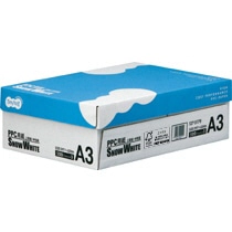 ＴＡＮＯＳＥＥ　ＰＰＣ用紙　ＳＮＯＷ　ＷＨＩＴＥ　Ａ３　１箱（１５００枚：５００枚×３冊）