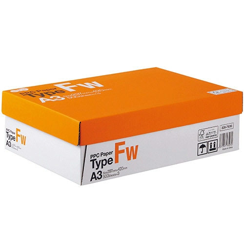 ＴＡＮＯＳＥＥ　ＰＰＣ　Ｐａｐｅｒ　Ｔｙｐｅ　ＦＷ　Ａ３　１箱（１５００枚：５００枚×３冊）
