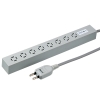 サンワサプライ　スリム電源タップタテヨコ挿し（マグネット／耐雷サージ付）　８個口　グレー　１．５ｍ　ＴＡＰ－ＳＰＳＬ８Ｔ　１個