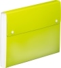 キングジム Toffy ドキュメントファイル A4 13ポケット 黄緑 2273TF-YG 1セット(8冊)