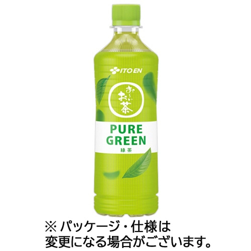 伊藤園　おーいお茶　ＰＵＲＥ　ＧＲＥＥＮ　６００ｍＬ　ペットボトル　１ケース（２４本）